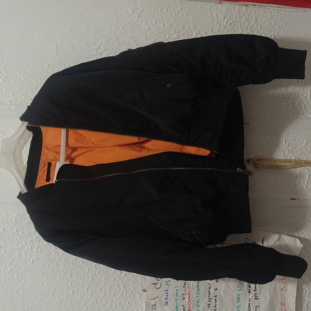 TNA Bomber Jacket Black Medium